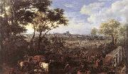 MEULEN, Adam Frans van der The Army of Louis XIV in front of Tournai in 1667 oil painting
